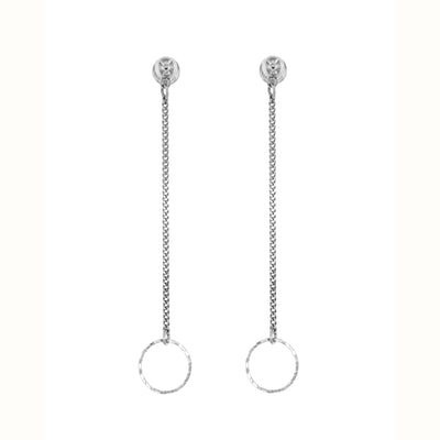 Eternity Long Drop 1.0 Earrings | Tesori Bellini | Womens Jewellery Melbourne