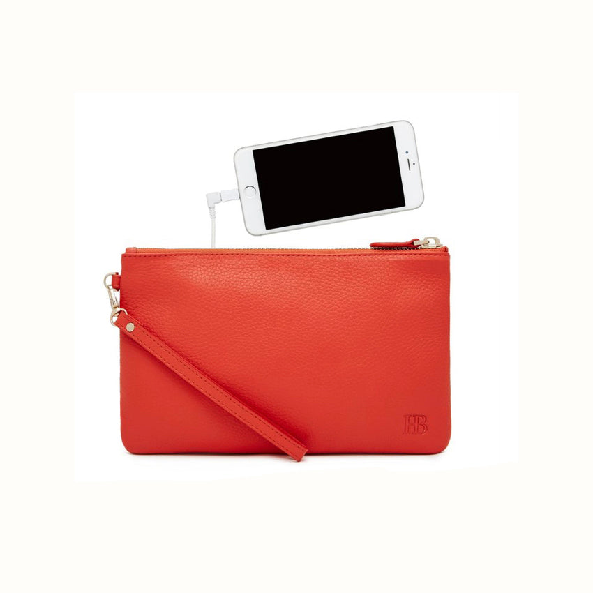 Mighty Purse Wristlet Clutch Coral