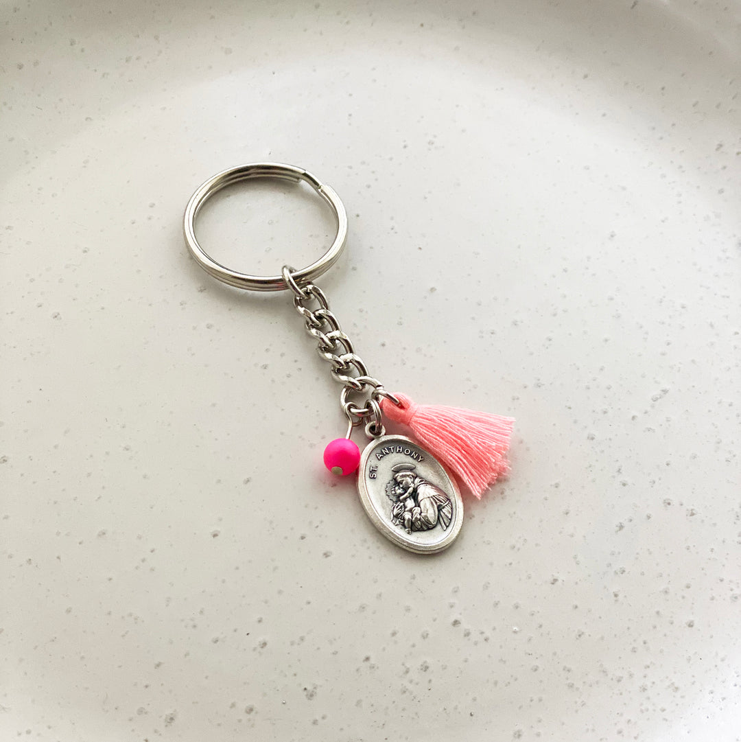 Protect Me Keyring Sunshine Neon Orange Tesori Bellini